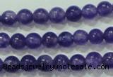 CTG65 15.5 inches 3mm round tiny dyed white jade beads wholesale