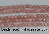 CTG653 15.5 inches 2mm faceted round Argentina rhodochrosite beads