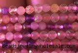 CTG740 15.5 inches 2mm faceted round tiny mixed quartz beads