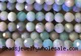 CTG774 15.5 inches 2mm faceted round tiny amazonite beads wholesale