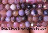 CTG798 15.5 inches 3mm faceted round tiny ruby sapphire beads