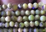 CTG825 15.5 inches 3mm faceted round tiny chrysotine beads