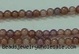 CTG89 15.5 inches 1.5mm round grade B tiny garnet beads wholesale