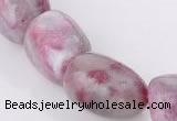 CTO12 15.5 inches 13*20mm freeform natural tourmaline beads