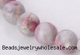 CTO18 15 inches 14mm round natural tourmaline beads wholesale