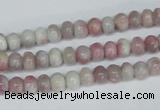 CTO201 15.5 inches 5*10mm rondelle pink tourmaline gemstone beads