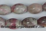 CTO217 15.5 inches 13*18mm rice pink tourmaline gemstone beads