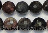 CTO33 15.5 inches 12mm faceted round natural tourmaline beads
