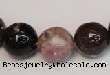 CTO362 15.5 inches 16mm round natural tourmaline gemstone beads