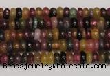 CTO375 15.5 inches 2*5mm rondelle natural tourmaline gemstone beads