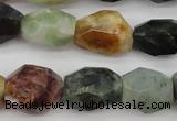 CTO384 15.5 inches 12*16mm – 16*25mm faceted nuggets tourmaline beads