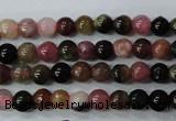 CTO450 15.5 inches 3mm round natural tourmaline gemstone beads