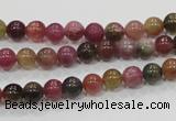 CTO62 15.5 inches 6mm round natural tourmaline gemstone beads