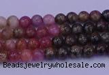 CTO621 15.5 inches 5mm round tourmaline gemstone beads wholesale