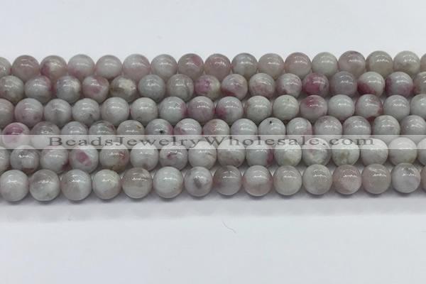 CTO691 15.5 inches 6mm round pink tourmaline gemstone beads