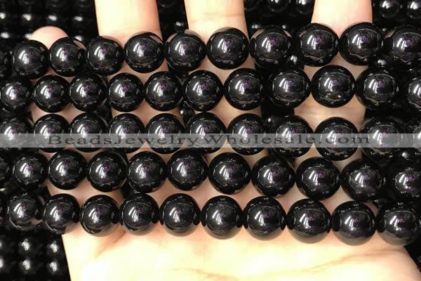 CTO703 15.5 inches 10mm round black tourmaline beads wholesale