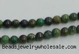 CTP02 15.5 inches 6mm round yellow green pine gemstone beads wholesale