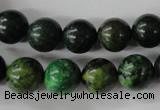 CTP204 15.5 inches 12mm round yellow pine turquoise beads wholesale