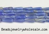 CTR425 15.5 inches 10*30mm teardrop agate beads wholesale