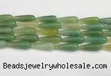 CTR431 15.5 inches 10*30mm teardrop agate beads wholesale