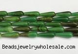 CTR432 15.5 inches 10*30mm teardrop agate beads wholesale