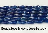 CTR442 15.5 inches 8*20mm faceted teardrop agate beads wholesale