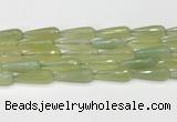 CTR459 15.5 inches 10*30mm faceted teardrop agate beads wholesale