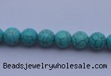 CTU03 15.5 inches 8mm round blue turquoise strand beads Wholesale