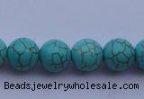 CTU09 15.5 inches 20mm round blue turquoise strand beads Wholesale