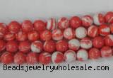 CTU1001 15.5 inches 6mm round synthetic turquoise beads wholesale