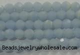 CTU1741 15.5 inches 4mm faceted round synthetic turquoise beads