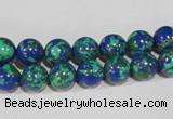 CTU1813 15.5 inches 8mm round synthetic turquoise beads