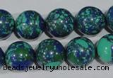 CTU1818 15.5 inches 18mm round synthetic turquoise beads