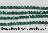 CTU1821 15.5 inches 4mm faceted round synthetic turquoise beads