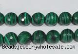 CTU1824 15.5 inches 10mm faceted round synthetic turquoise beads