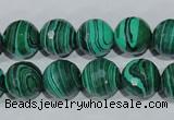 CTU1825 15.5 inches 12mm faceted round synthetic turquoise beads