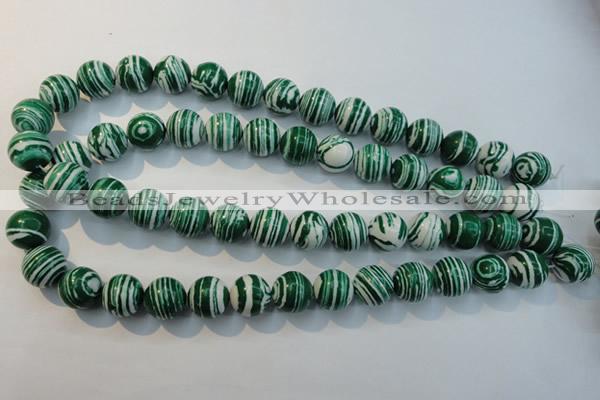 CTU2045 15.5 inches 14mm round synthetic turquoise beads