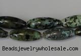 CTU2468 15.5 inches 8*20mm rice African turquoise beads wholesale