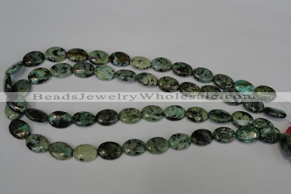 CTU2475 15.5 inches 12*16mm oval African turquoise beads wholesale