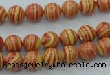 CTU286 16 inches 8mm round imitation turquoise beads wholesale