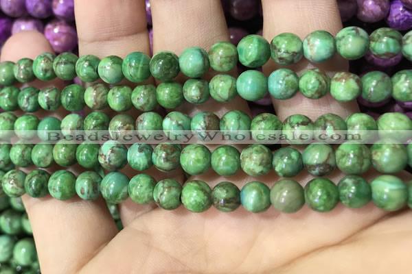 CTU3031 15.5 inches 6mm round South African turquoise beads