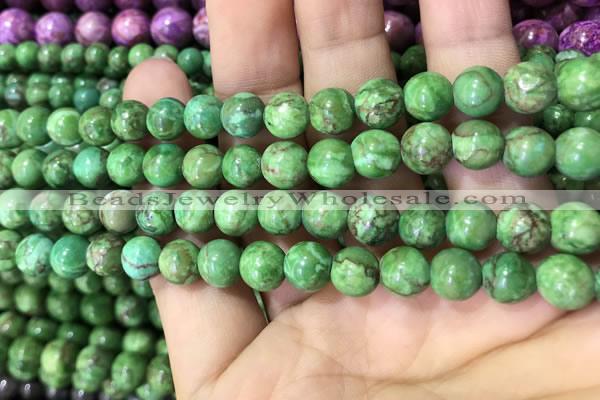 CTU3032 15.5 inches 8mm round South African turquoise beads