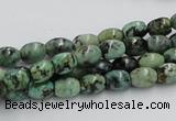 CTU407 15.5 inches 6*7mm rice African turquoise beads wholesale