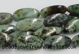 CTU414 15.5 inches 10*18mm oval African turquoise beads wholesale