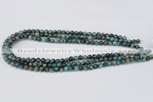 CTU426 15.5 inches 6mm round African turquoise beads wholesale