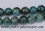 CTU428 15.5 inches 10mm round African turquoise beads wholesale