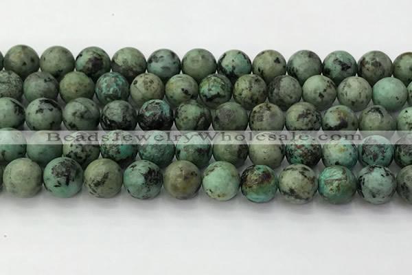 CTU578 15.5 inches 10mm round african turquoise beads wholesale