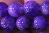 CTZ515 15.5 inches 8mm round natural tanzanite gemstone beads