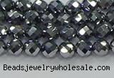 CTZ610 15.5 inches 4mm faceted round terahertz beads wholesale