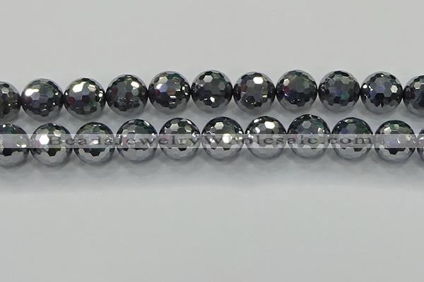 CTZ625 15.5 inches 14mm faceted round terahertz beads wholesale